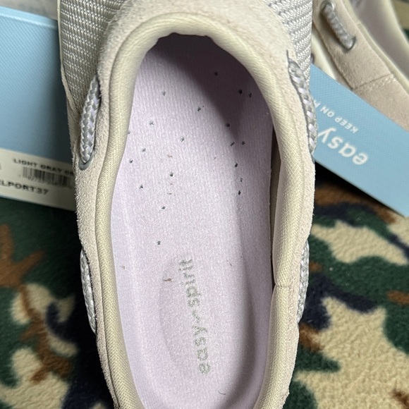 Easy Spirit Light Gray Slip-On Sneakers - Picture 3 of 4